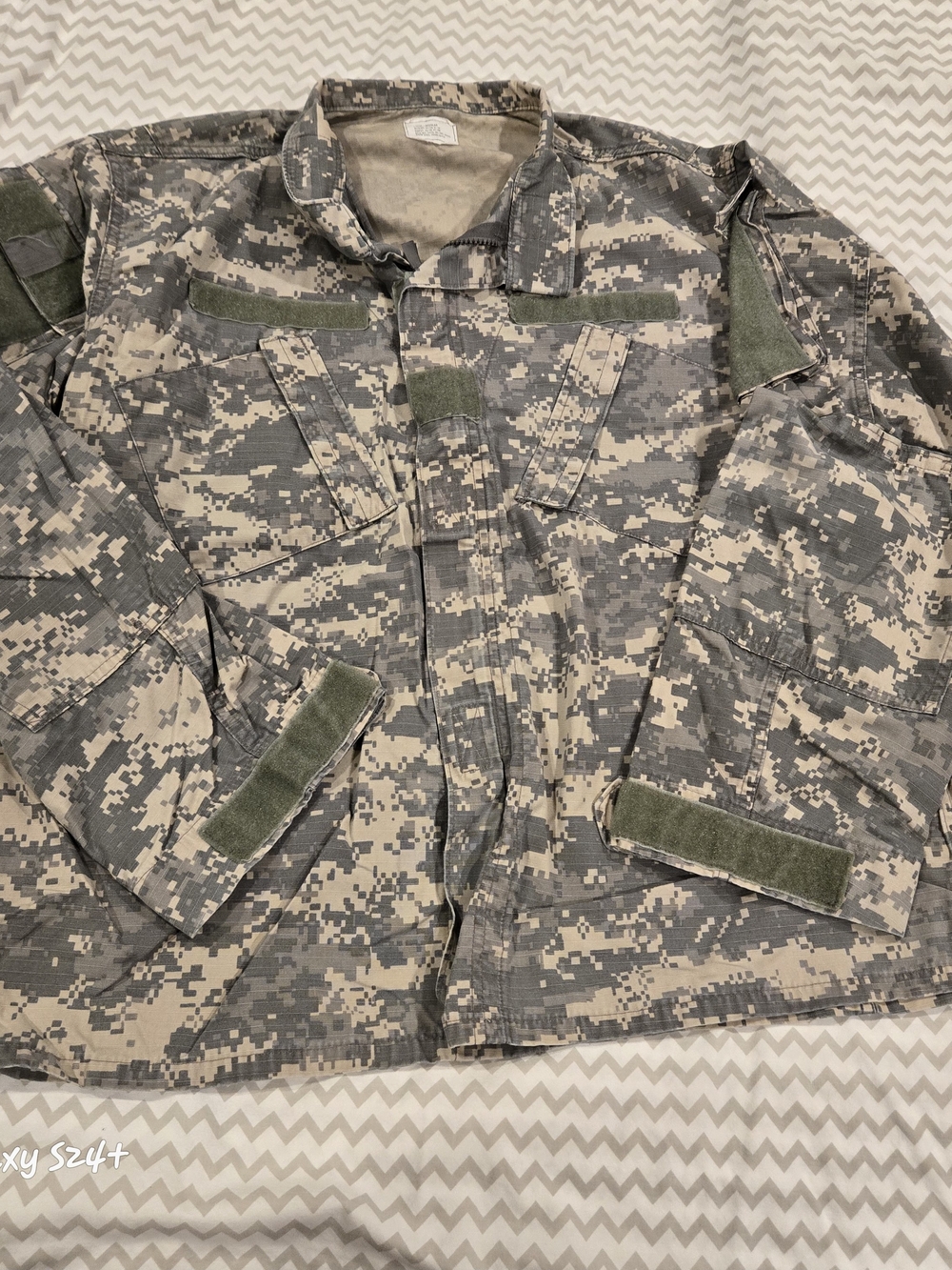 ACU Digital Camo Utility Jacket - Green/Gray